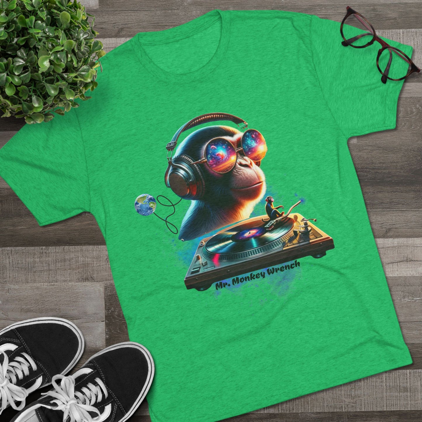 Cosmic DJ Monkey T-Shirt