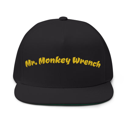 Mr. Monkey Wrench Embroidered Snapback Hat