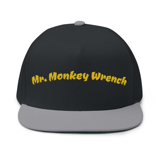 Mr. Monkey Wrench Embroidered Snapback Hat