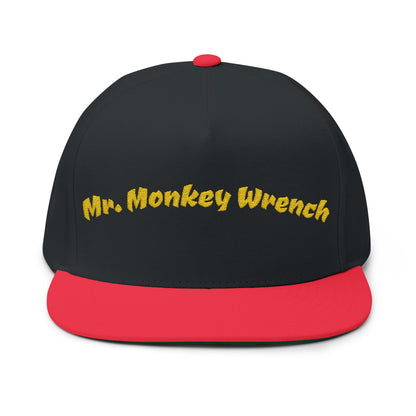 Mr. Monkey Wrench Embroidered Snapback Hat