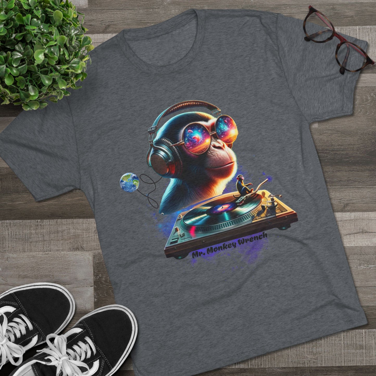 Cosmic DJ Monkey T-Shirt