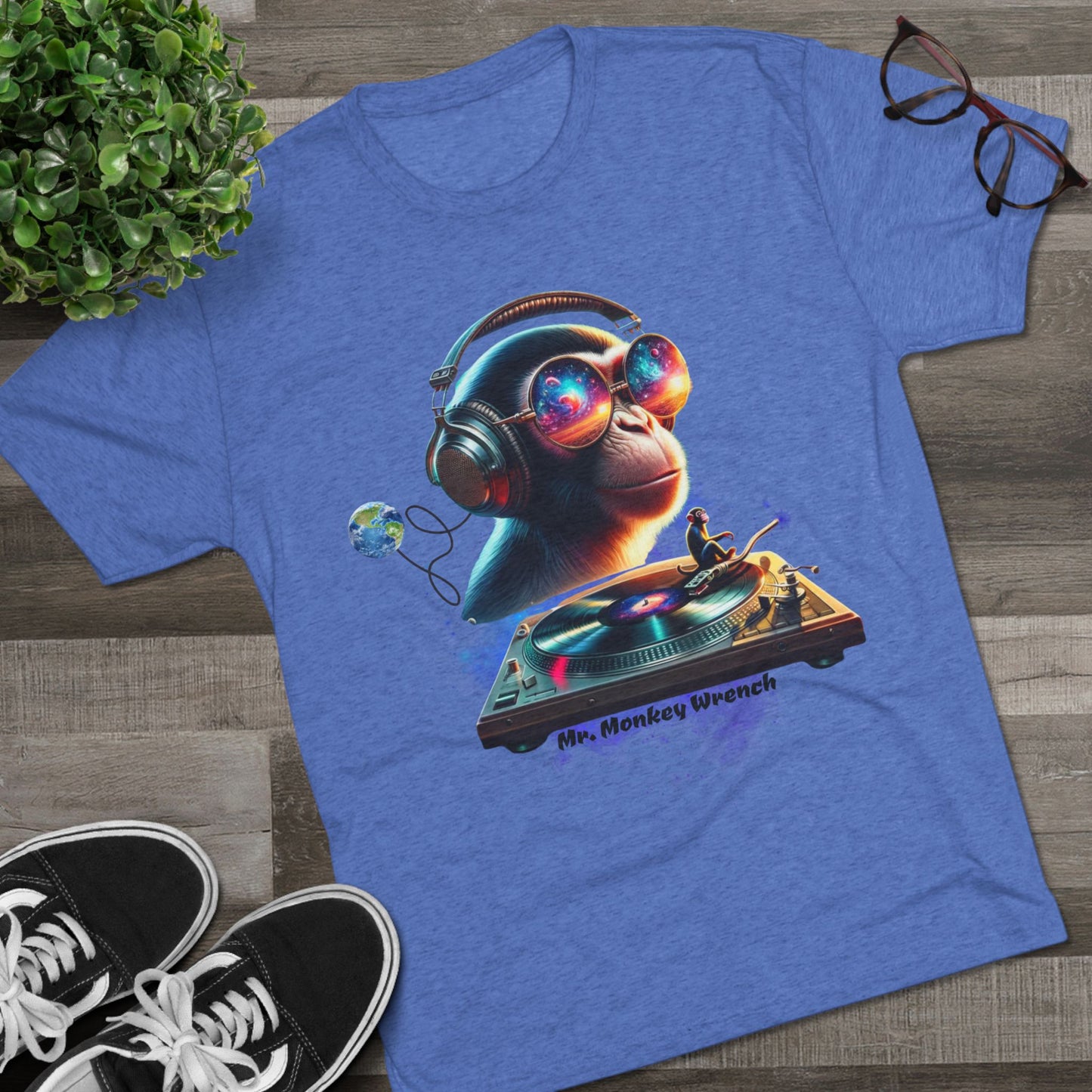 Cosmic DJ Monkey T-Shirt