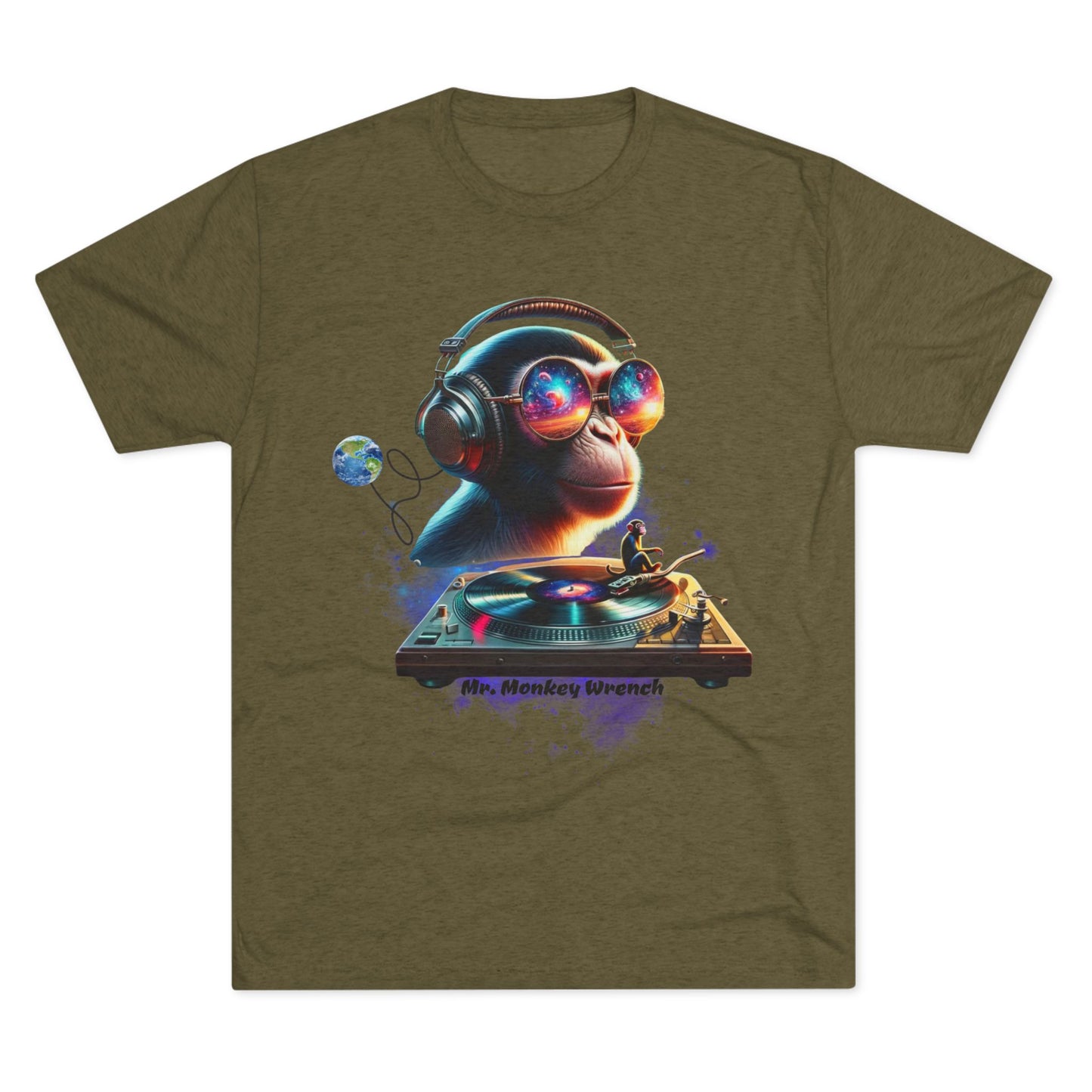 Cosmic DJ Monkey T-Shirt