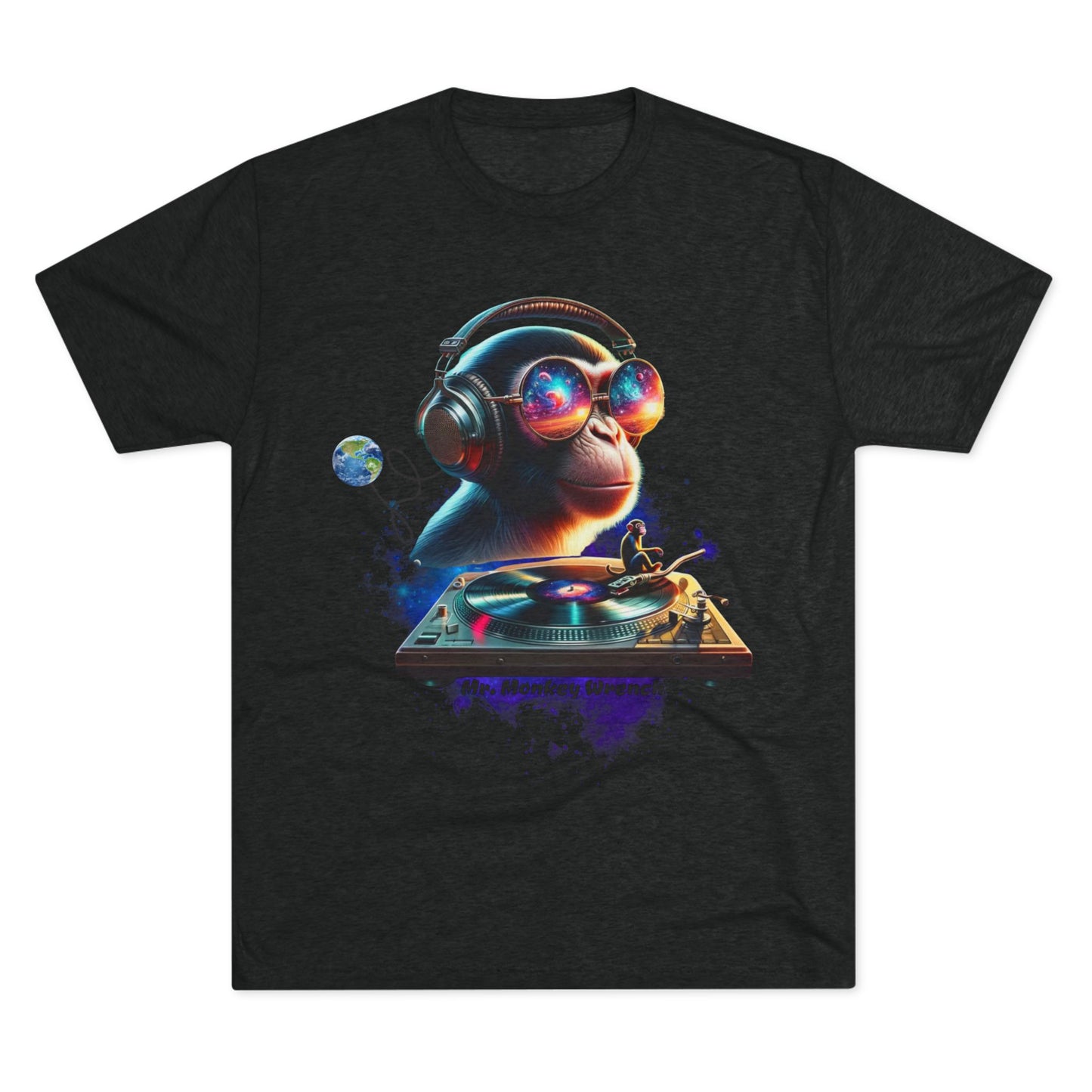 Cosmic DJ Monkey T-Shirt