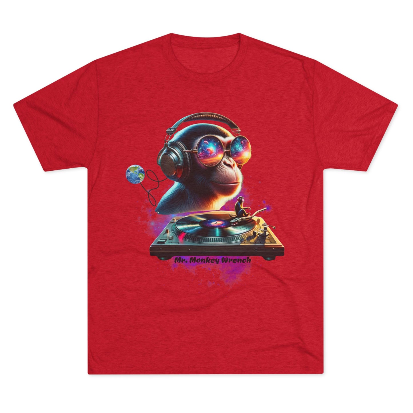 Cosmic DJ Monkey T-Shirt