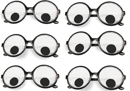 Googly Eye Glasses – Funny Rave, Festival, Costume & Party Accessory